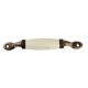 Cream Crackle Small Ceramic Antique Door Handles